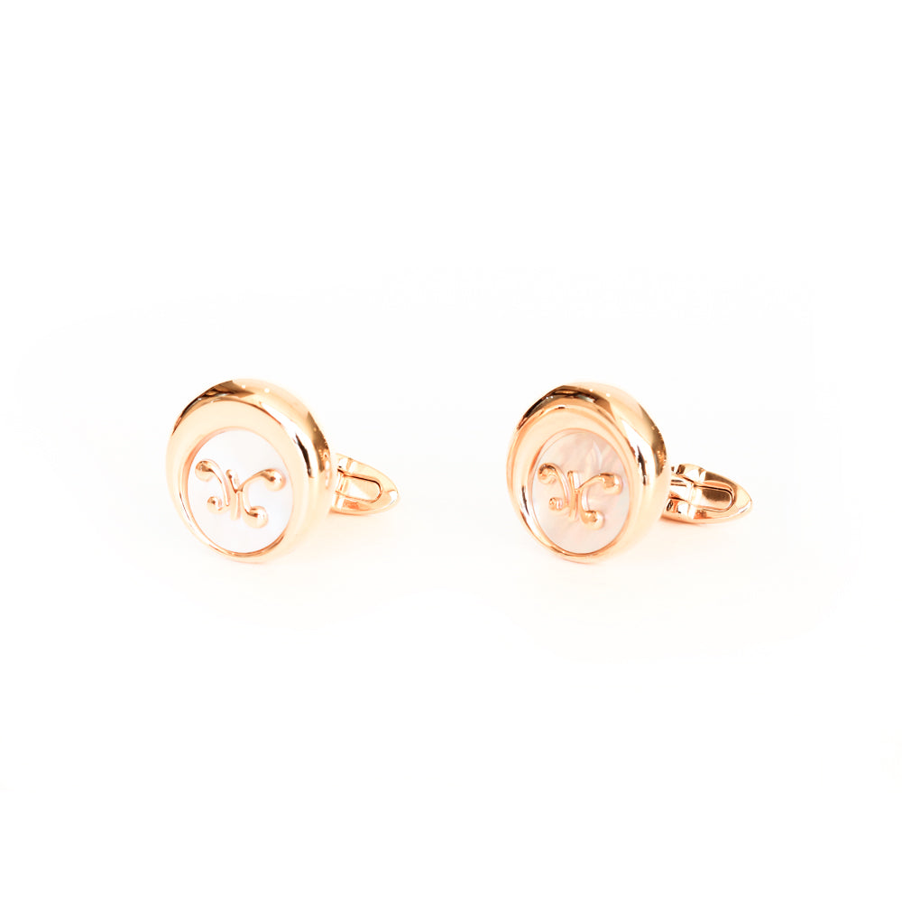Korloff Cufflinks Luna Full Ip Rosegold & Mop With Ip Rosegold Brand Logo | Accessories | Cufflink | Cufflinks | Eid Gifts | EID2021 | GCC | Mens | SP Korloff Cufflinks Luna Full Ip Rosegold & Mop With Ip Rosegold Brand Logo | Accessories | Cufflink | Cufflinks | Eid Gifts | EID2021 | GCC | Mens | SP