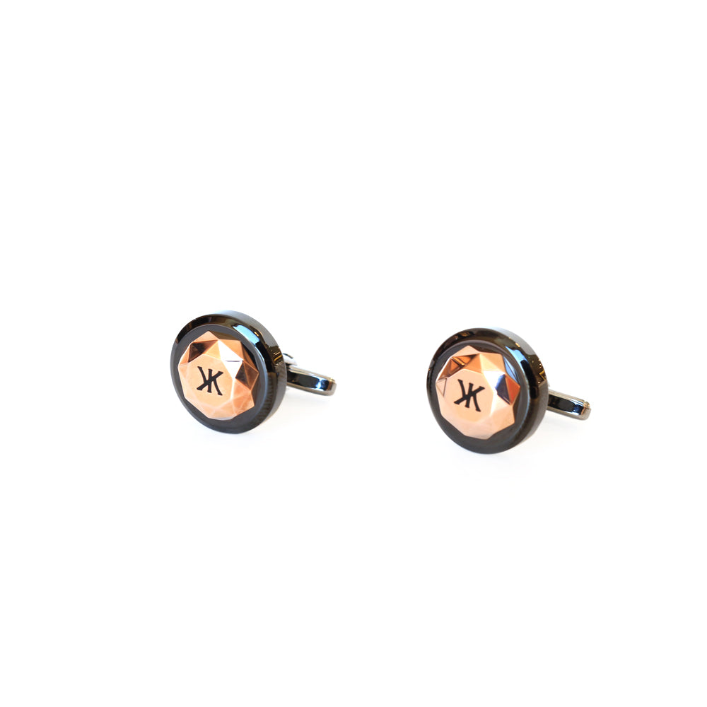 Korloff Cufflink So British Black With Ip Rosegold On Top & Black Brand Logo | Accessories | Cufflink | Cufflinks | Eid Gifts | EID2021 | GCC | Mens | SP Korloff Cufflink So British Black With Ip Rosegold On Top & Black Brand Logo | Accessories | Cufflink | Cufflinks | Eid Gifts | EID2021 | GCC | Mens | SP