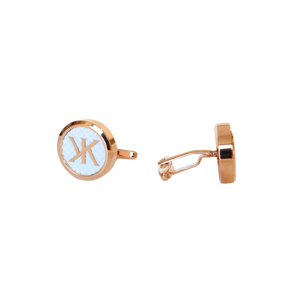 Korloff Cufflink So British Ip Rosegold & White Face With Ip Rosegold Brand Logo | Accessories | Cufflink | Eid Gifts | EID2021 | GCC | Mens | SP Korloff Cufflink So British Ip Rosegold & White Face With Ip Rosegold Brand Logo | Accessories | Cufflink | Eid Gifts | EID2021 | GCC | Mens | SP