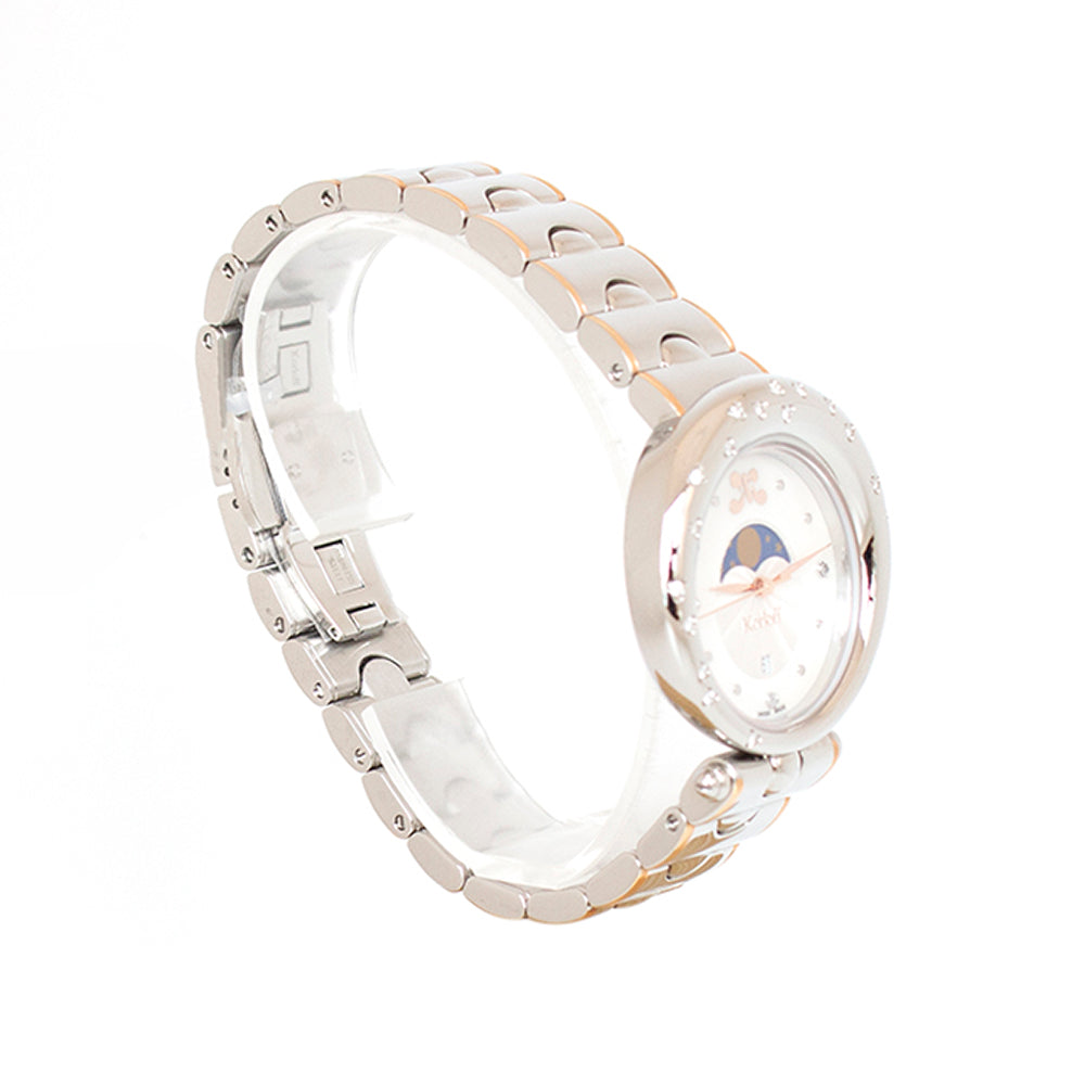 Korloff Two Tone Watch With Diamond Mop & Moonphase | GCC | Luxury Watches | Womens | Womens Watches Korloff Two Tone Watch With Diamond Mop & Moonphase | GCC | Luxury Watches | Womens | Womens Watches