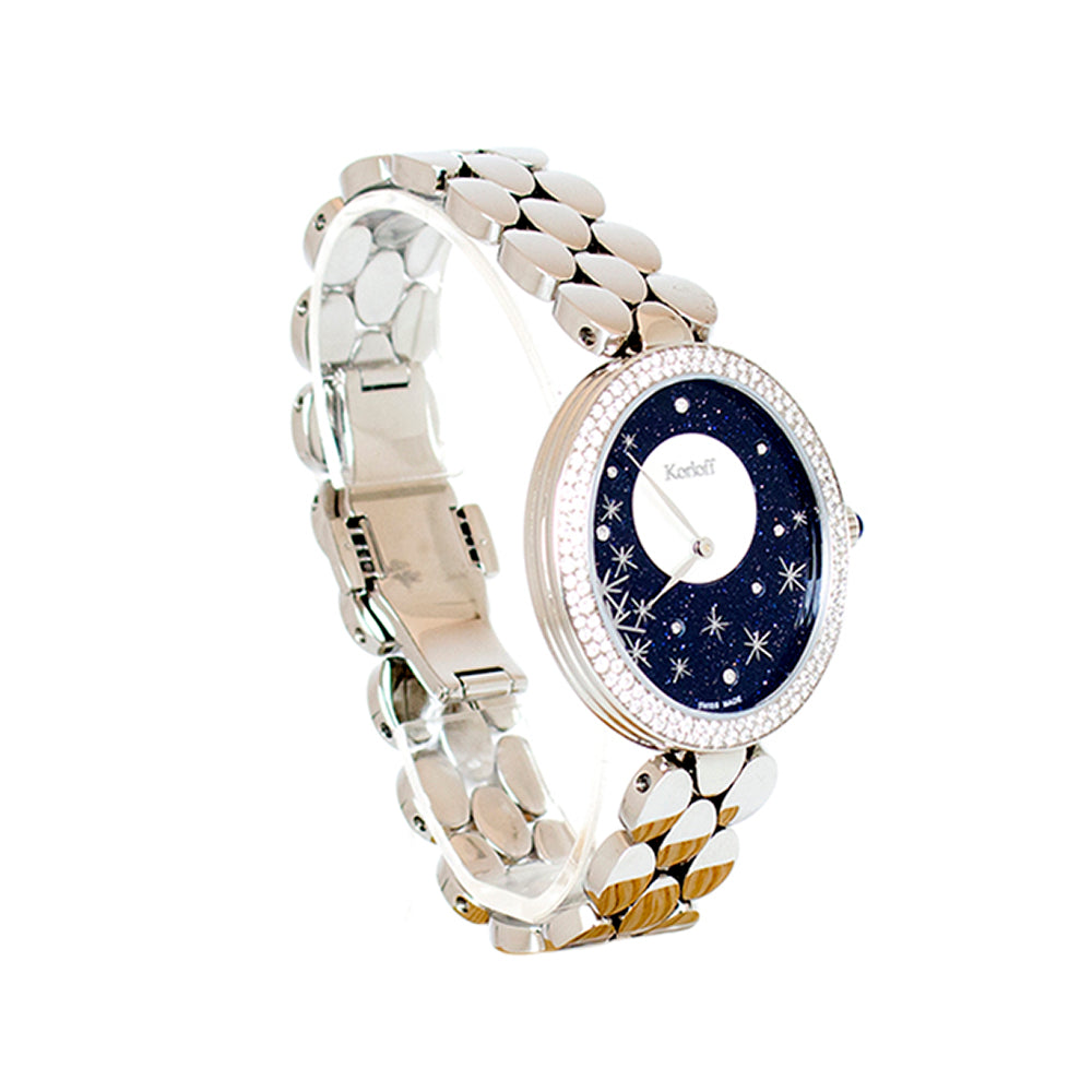 Korloff Stainless Steel Watch With Mother Of Pearl Dial | GCC | Luxury Watches | Mens | Mens Watches Korloff Stainless Steel Watch With Mother Of Pearl Dial | GCC | Luxury Watches | Mens | Mens Watches