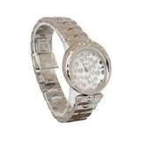 Korloff Stainless Steel Watch With Mother Of Pearl Dial & Diamonds