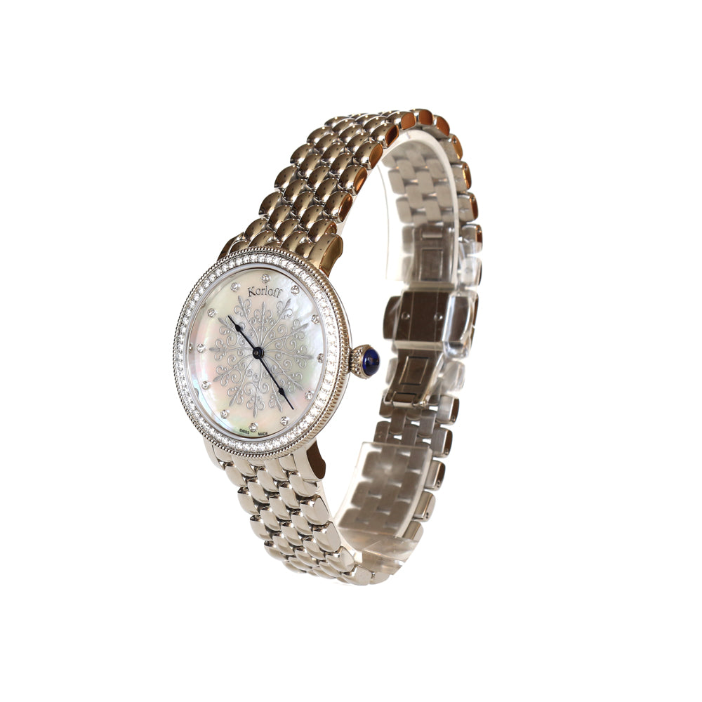 Korloff Ladies Watch Full Stainless Steel Case & Bracelet with Full Diamond | Fashion Watches | GCC | SP | Womens Korloff Ladies Watch Full Stainless Steel Case & Bracelet with Full Diamond | Fashion Watches | GCC | SP | Womens