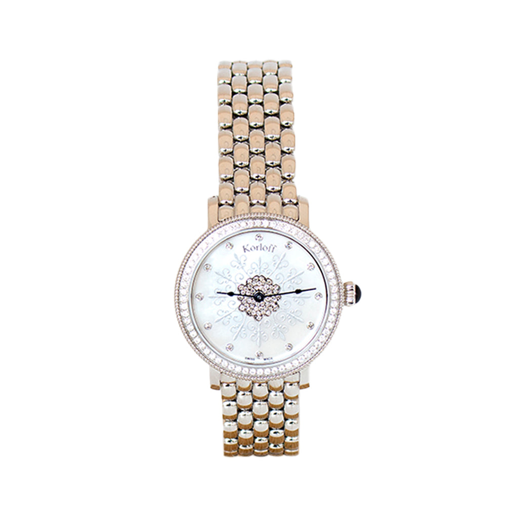 Korloff Watch With White Dial And Diamonds | GCC | Luxury Watches | SP | Womens | Womens Watches Korloff Watch With White Dial And Diamonds | GCC | Luxury Watches | SP | Womens | Womens Watches