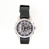 Korloff Watch Mens Watch Automatic Skeleton Stainless Steel - Blue Salon