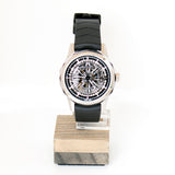 Korloff Watch Mens Watch Automatic Skeleton Stainless Steel - Blue Salon