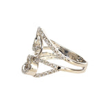 Korloff White Gold Ring With Diamonds Size 7.5