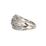 Korloff White Gold Ring With Diamonds Size 5.5