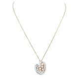 Korloff Bi Color Necklace With Diamonds