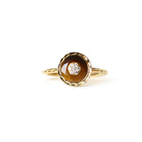Korloff Yellow Gold Ring With Diamonds Size 6.5