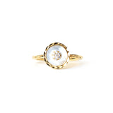 Korloff Yellow Gold Ring With Diamonds Size 6.5