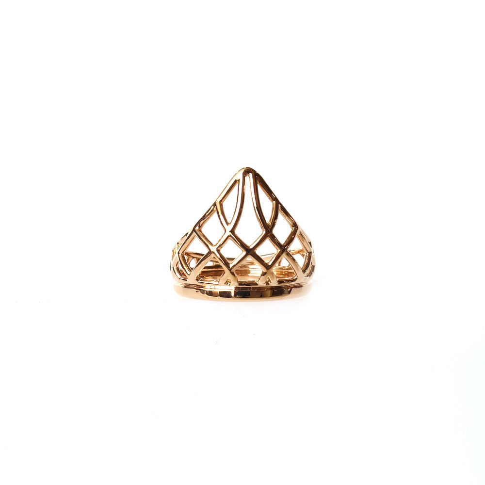 Korloff Pink Gold Ring Size 6.5