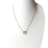 Korloff Pink Gold Necklace With Diamonds