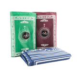 مسافر سجادة صلاة مسافر ساتك مقاس واحد ازرق