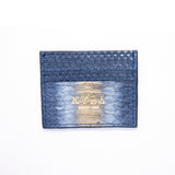 Kyra Card Holder Navy Gold Basic - Blue Salon