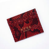 Kyra Card Holder Red Solid Basic - Blue Salon