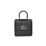 Kyra  Luna Square Bag Black Gold Basic