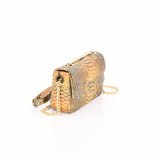 KYRA 3 layers closure with stainless strap combine leather, 2021 collection ,Cream Galaxy