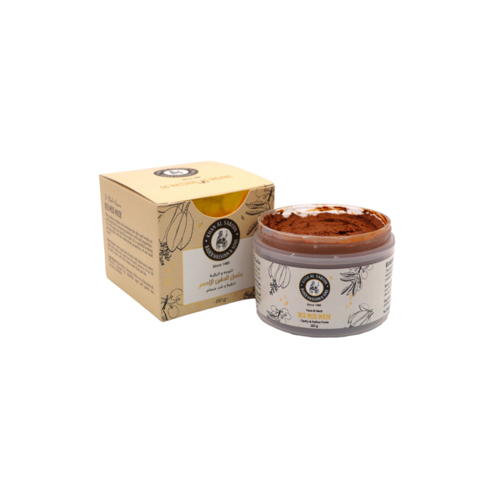 Khan Al Saboun Red Mud Mask 150g | Beauty | Beauty Selfcare | Beauty Selfcare Skincare | EID2023 | Mud Mask | Skin Care | Skin Care Collection Khan Al Saboun Red Mud Mask 150g | Beauty | Beauty Selfcare | Beauty Selfcare Skincare | EID2023 | Mud Mask | Skin Care | Skin Care Collection
