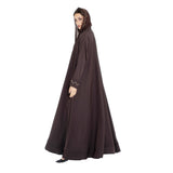 Lamar Women Brown Abaya Free Size