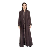 Lamar Women Brown Abaya Free Size