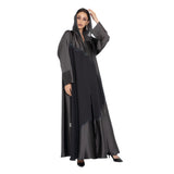 Lamar Women Grey Abaya Free Size