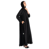 Lamar Women Black Abaya Free Size