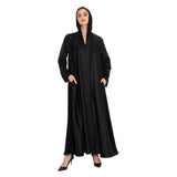 Lamar Women Black Abaya Free Size