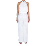 Ml By Monique Lhuillier Halter Neck  Jumpsuit White