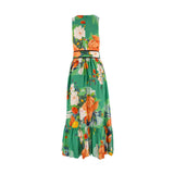 LEO LIN Florescence Sleeveless Maxi Dress