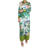 Leo Lin Women's Tropical Silk Co-Ord Set
