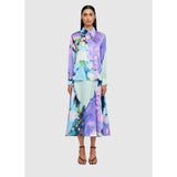 Leo Lin Illusory Silk Blouse