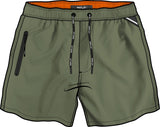 Replay Men's Swimming Trunks with Zipped Pocket