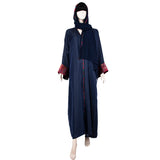 Lamar Abaya Color Denim Blue