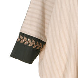 Lamar Women's  Beige and Green Abaya  One Size