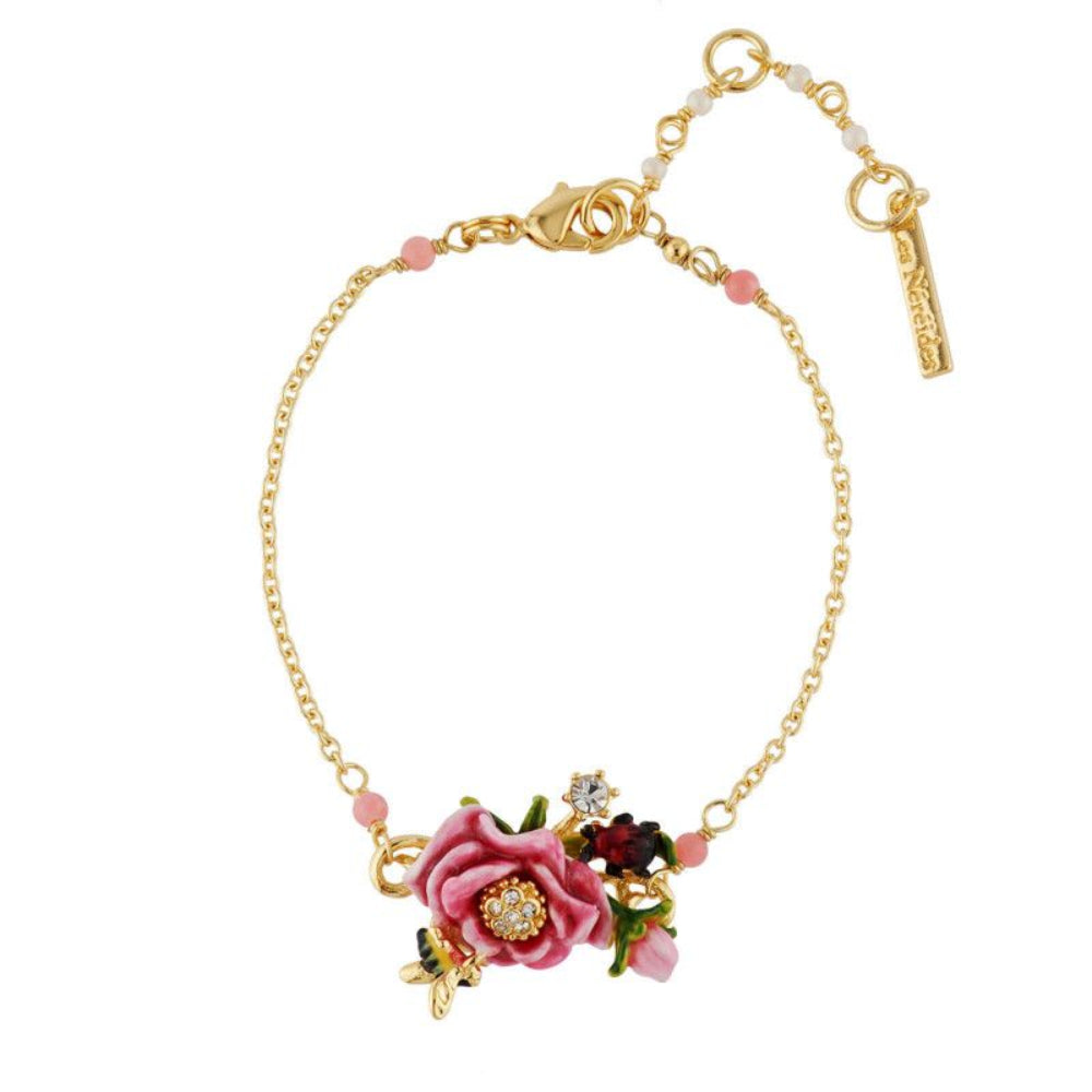 Les Nereides Pink Flower Bracelet | Accessories | Bracelet | Braceletes | Fashion Jewellery | Ladies bracelet | Our Exclusives | Women | Womens Les Nereides Pink Flower Bracelet | Accessories | Bracelet | Braceletes | Fashion Jewellery | Ladies bracelet | Our Exclusives | Women | Womens