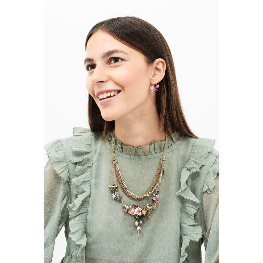 Les Nereides Bouquet Of Giverny'S Garden Triple Row Couture Necklace | Accessories | Fashion Jewellery | Necklace | Our Exclusives | Women | Women Necklaces | Womens Les Nereides Bouquet Of Giverny'S Garden Triple Row Couture Necklace | Accessories | Fashion Jewellery | Necklace | Our Exclusives | Women | Women Necklaces | Womens
