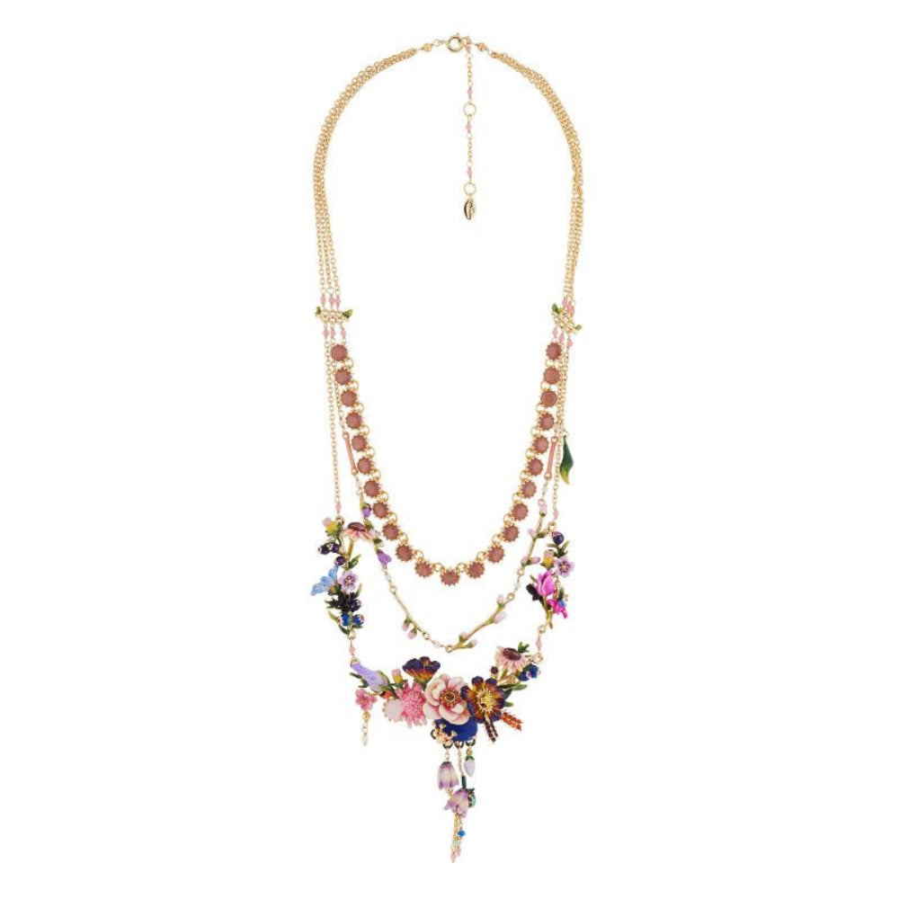 Les Nereides Bouquet Of Giverny'S Garden Triple Row Couture Necklace | Accessories | Fashion Jewellery | Necklace | Our Exclusives | Women | Women Necklaces | Womens Les Nereides Bouquet Of Giverny'S Garden Triple Row Couture Necklace | Accessories | Fashion Jewellery | Necklace | Our Exclusives | Women | Women Necklaces | Womens