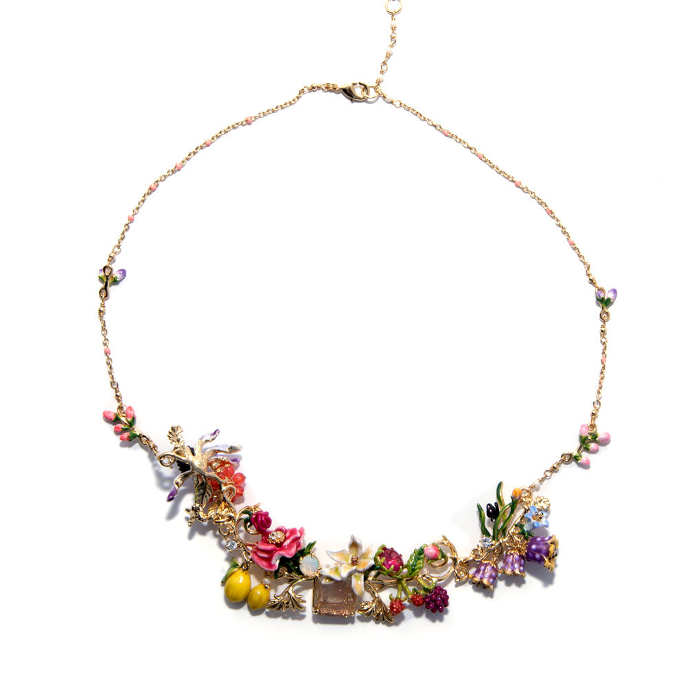Les Nereides Royal Garden Couture Necklace