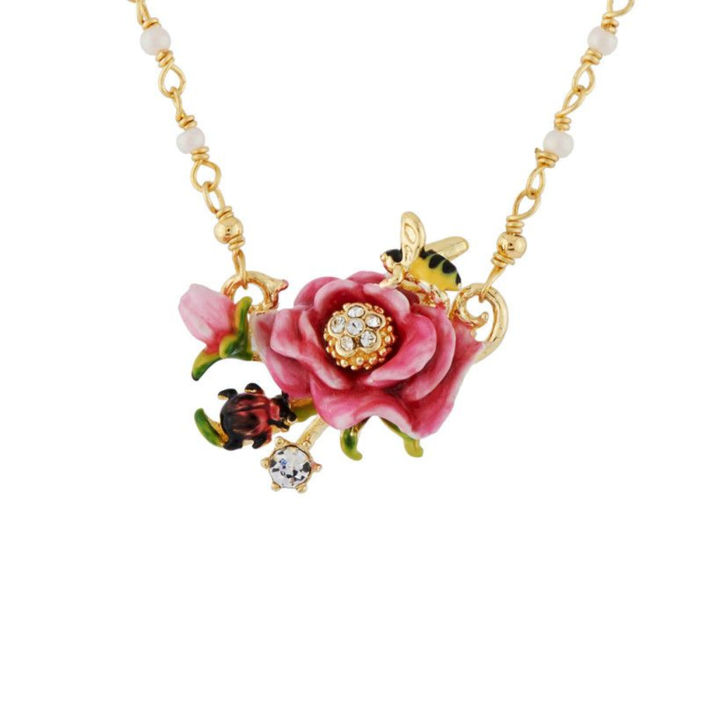 Les Nereides Pink Flower Necklace | Accessories | Fashion Jewellery | Necklace | Our Exclusives | Women | Women Necklaces | Womens Les Nereides Pink Flower Necklace | Accessories | Fashion Jewellery | Necklace | Our Exclusives | Women | Women Necklaces | Womens