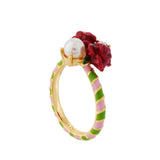 Les Nereides Roses And Pearl Ring