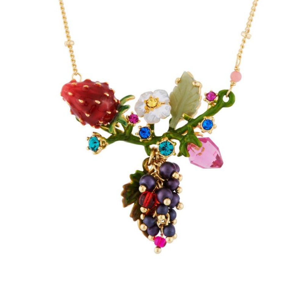 Les Nereides Grapes Strawberry And Branch Full Of Leaves Necklace | Accessories | Fashion Jewellery | Necklace | Our Exclusives | Women | Women Necklaces | Womens Les Nereides Grapes Strawberry And Branch Full Of Leaves Necklace | Accessories | Fashion Jewellery | Necklace | Our Exclusives | Women | Women Necklaces | Womens