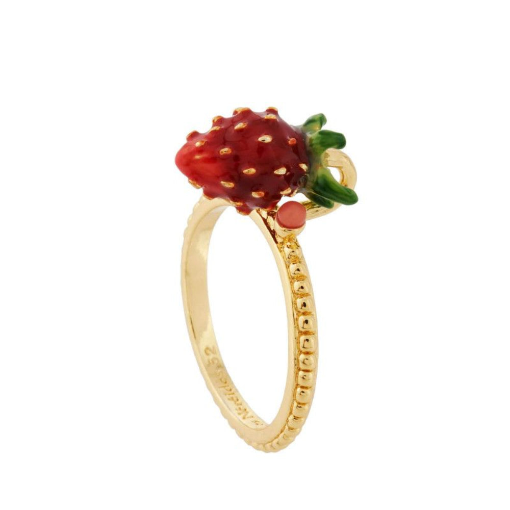 Les Nereides Small Strawberry Ring Size 52 | Accessories | Fashion Jewellery | Our Exclusives | Ring | Rings | Women | Women Rings | Womens Les Nereides Small Strawberry Ring Size 52 | Accessories | Fashion Jewellery | Our Exclusives | Ring | Rings | Women | Women Rings | Womens