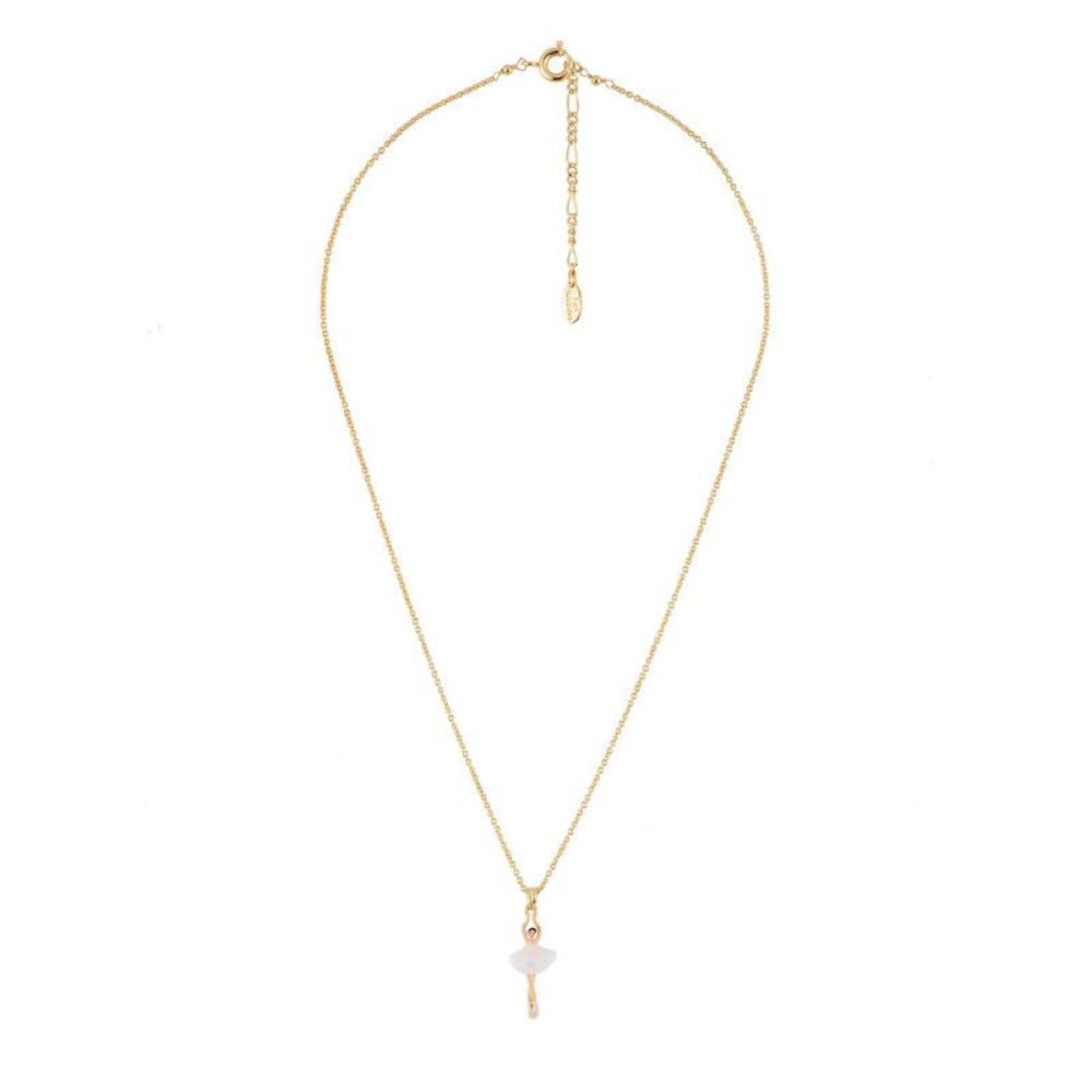 Les Nereides Necklace Featuring Mini Ballerina In A White Tutu | Accessories | Fashion Jewellery | Necklace | Our Exclusives | Women | Women Necklaces | Womens