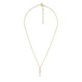 Les Nereides Necklace Featuring Mini Ballerina In A White Tutu - Blue Salon