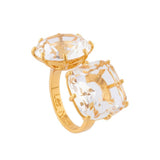 Les Nereides "You And I" Ring Crystal Stones