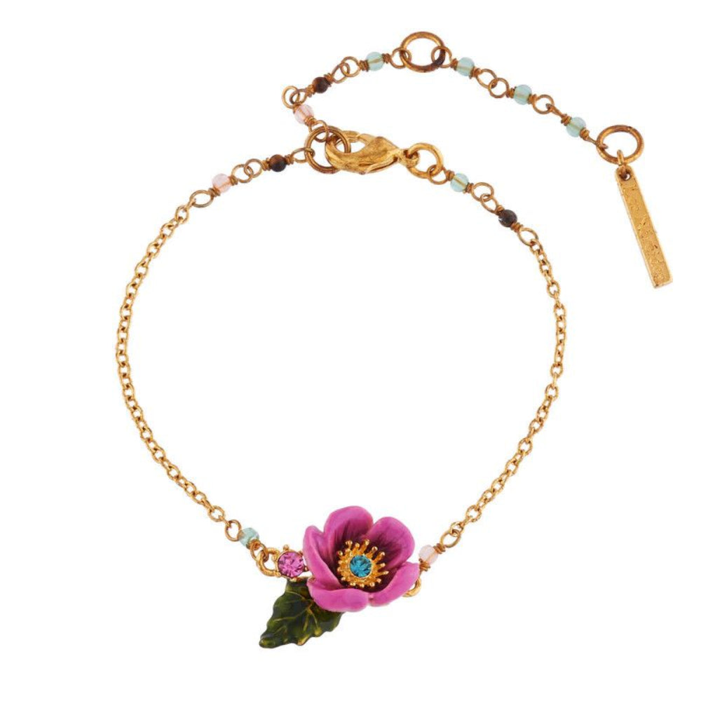Les Nereides Pink Flower With Rhinestone Pistil Bracelet | Accessories | Bracelet | Braceletes | Fashion Jewellery | Ladies bracelet | Our Exclusives | Women | Womens Les Nereides Pink Flower With Rhinestone Pistil Bracelet | Accessories | Bracelet | Braceletes | Fashion Jewellery | Ladies bracelet | Our Exclusives | Women | Womens