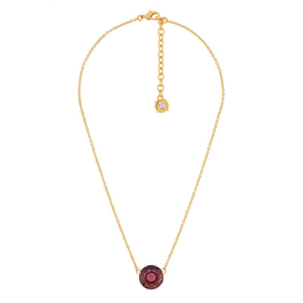 Les Nereides Round Plum Stone Necklace | Accessories | Fashion Jewellery | Necklace | Our Exclusives | Women | Women Necklaces | Womens Les Nereides Round Plum Stone Necklace | Accessories | Fashion Jewellery | Necklace | Our Exclusives | Women | Women Necklaces | Womens