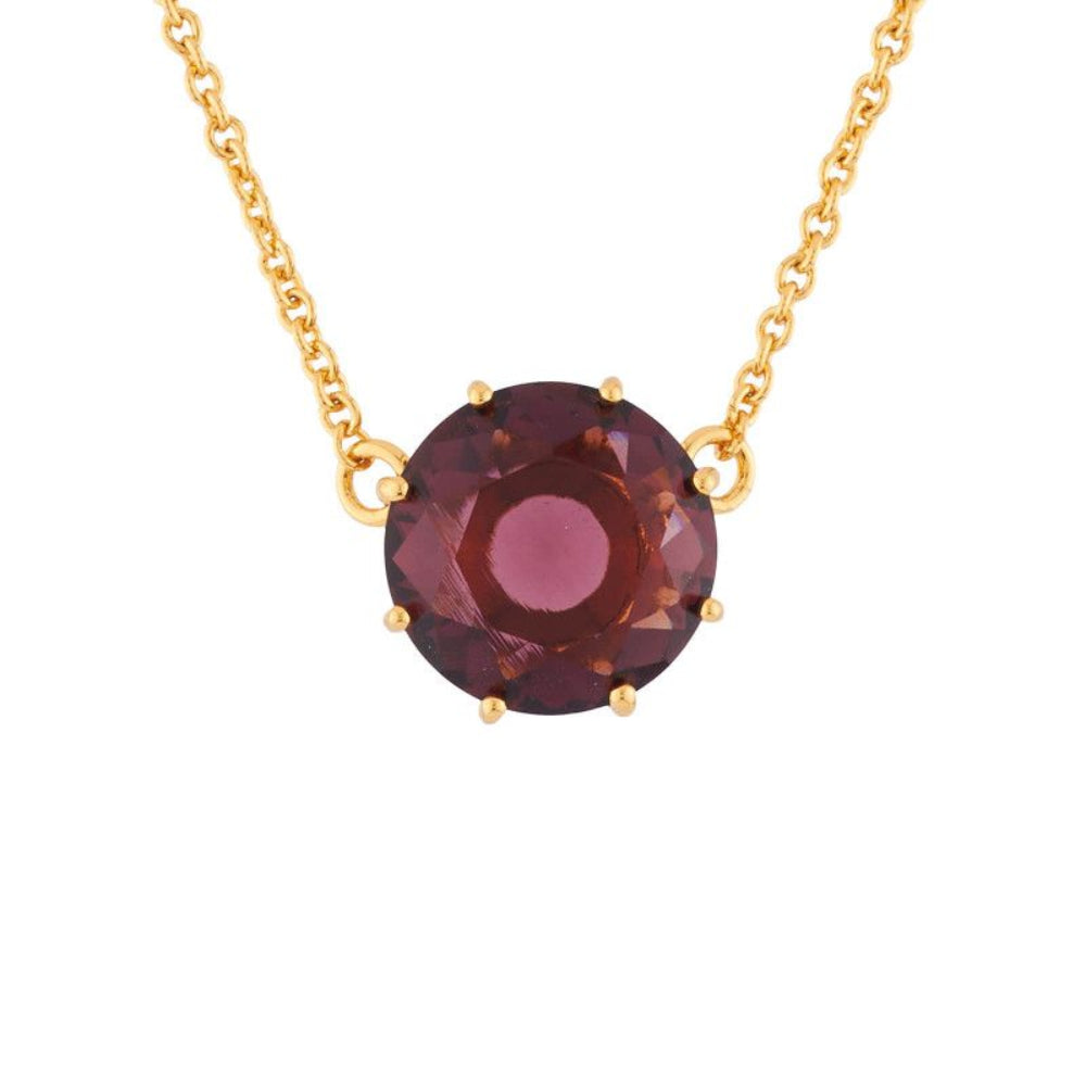Les Nereides Round Plum Stone Necklace | Accessories | Fashion Jewellery | Necklace | Our Exclusives | Women | Women Necklaces | Womens Les Nereides Round Plum Stone Necklace | Accessories | Fashion Jewellery | Necklace | Our Exclusives | Women | Women Necklaces | Womens
