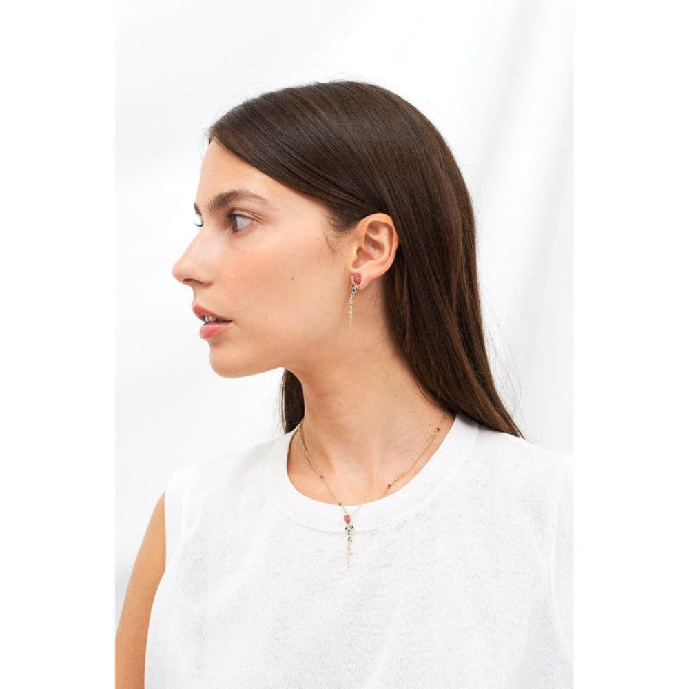Les Nereides Pink And Black Flower And Rhinestone Cascade Necklace | Accessories | Fashion Jewellery | Necklace | Our Exclusives | Women | Women Necklaces | Womens Les Nereides Pink And Black Flower And Rhinestone Cascade Necklace | Accessories | Fashion Jewellery | Necklace | Our Exclusives | Women | Women Necklaces | Womens